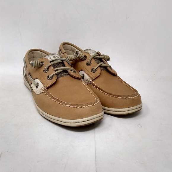 women's songfish linen boat shoe
